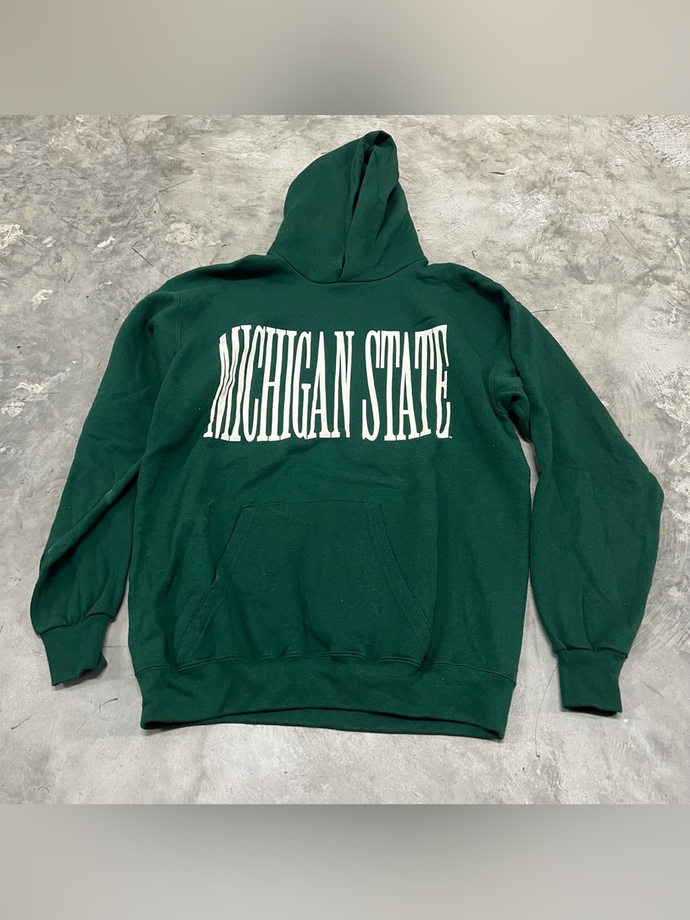 Vintage Michigan State University 90’s Santee Sweats Large Green Hoodie